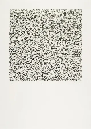 リトグラフ Uecker - Manuelle Struktuur. No III