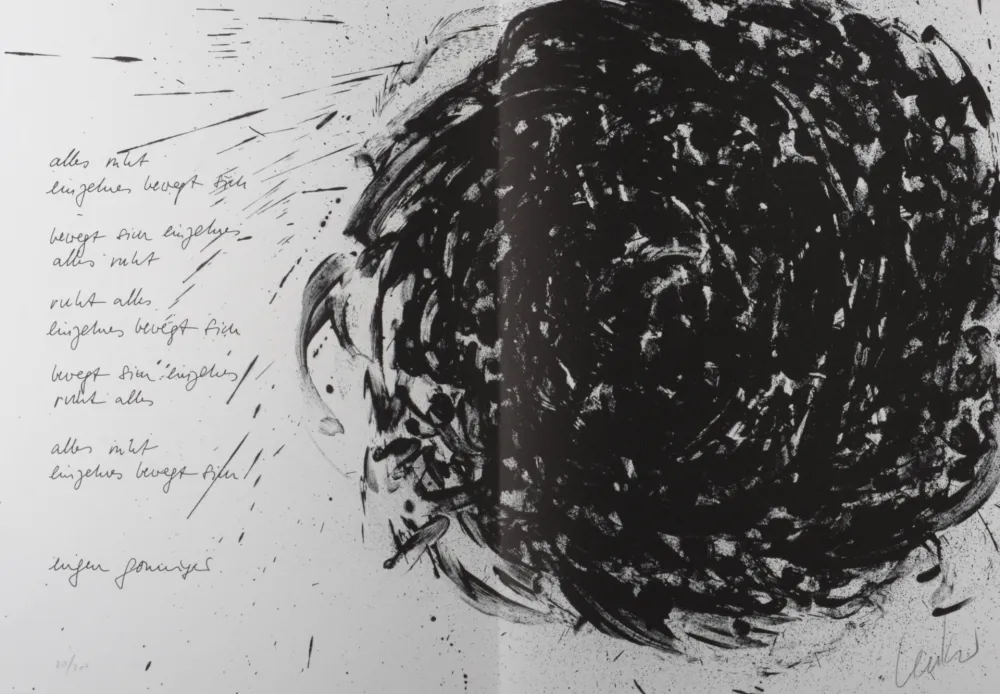 リトグラフ Uecker - Spirale, 1987 - Hand-signed