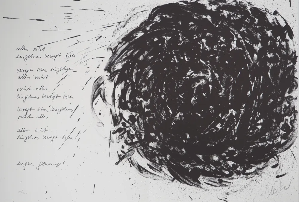 リトグラフ Uecker - Tourbillon 