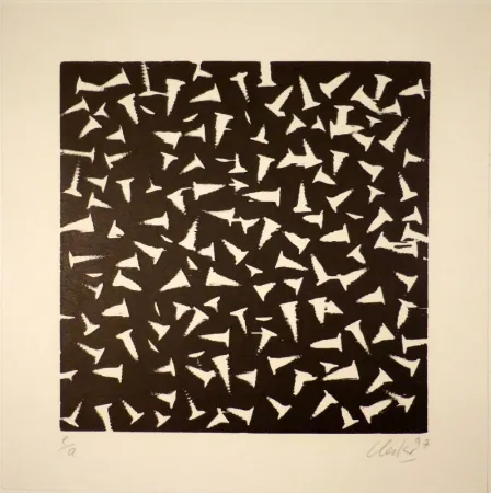 木版 Uecker - Untitled