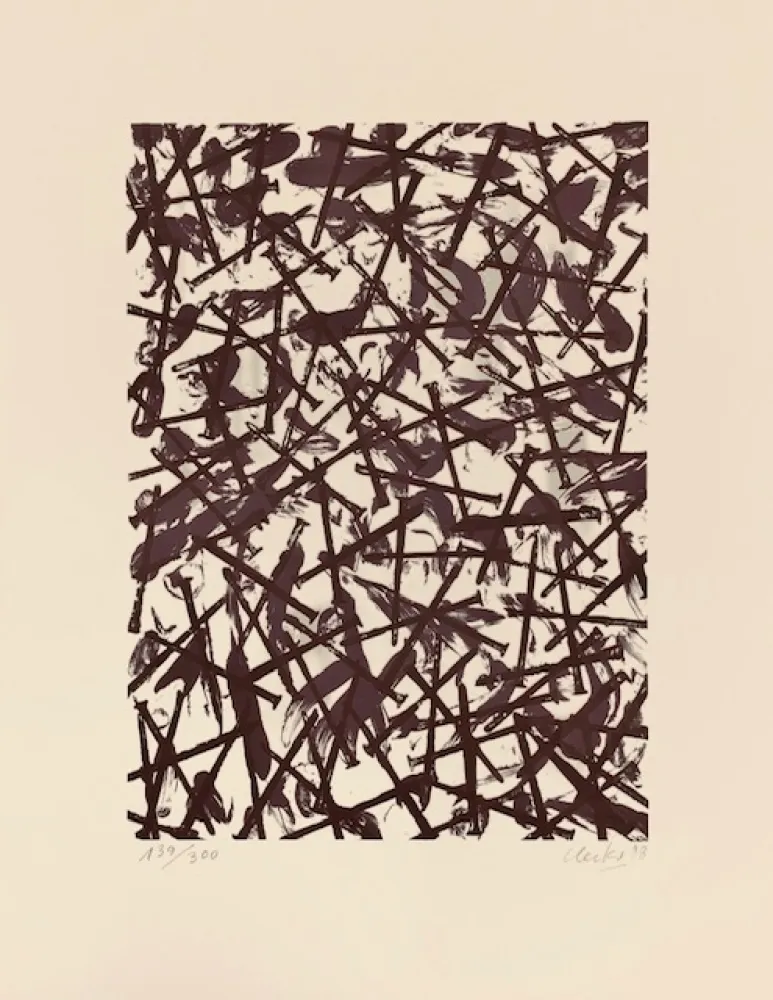 シルクスクリーン Uecker - Verletzungen-Verbindungen