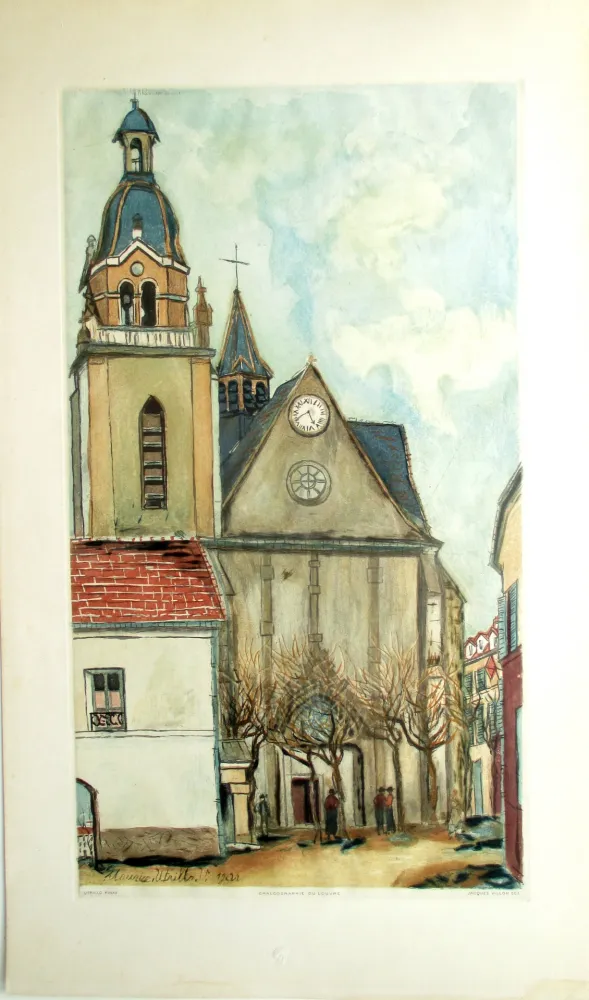 アクチアント Utrillo - L'Eglise de Limours