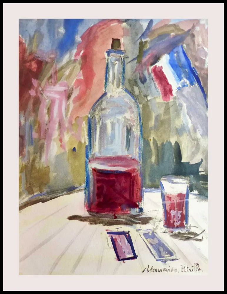ステンシル Utrillo - VIN DU 14 JUILLET