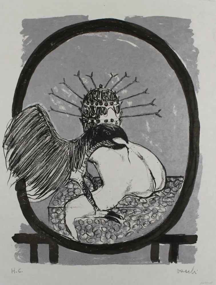 リトグラフ Vacchi - Studio per La Celebrazione