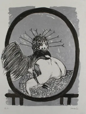 リトグラフ Vacchi - Studio per La Celebrazione