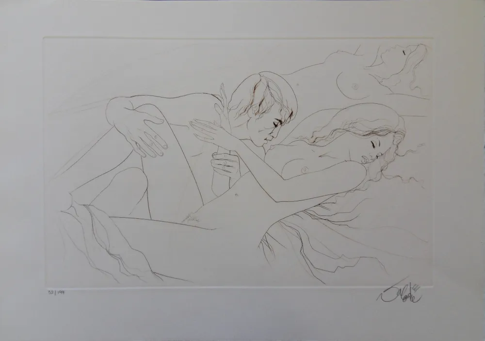 彫版 Valadie - Abandonnée au plaisir