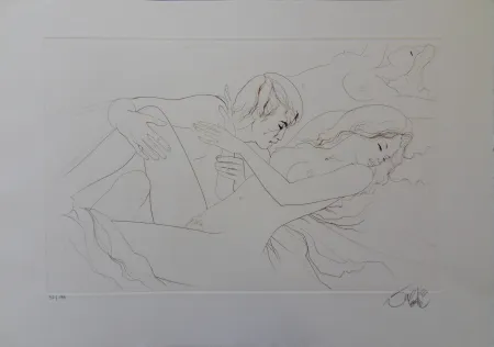 彫版 Valadie - Abandonnée au plaisir