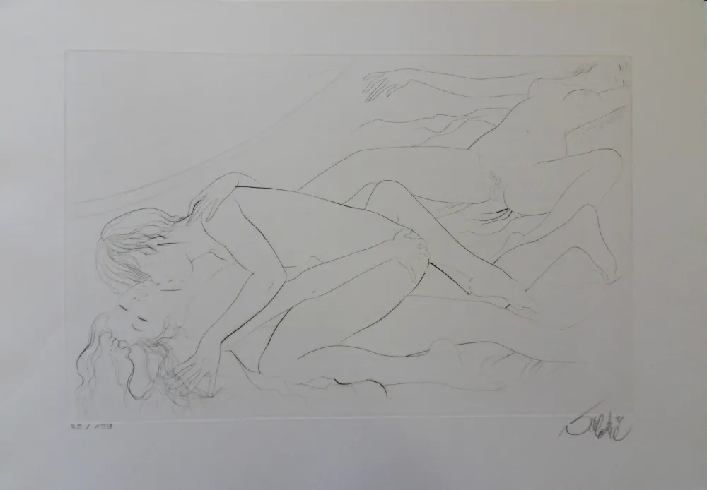 彫版 Valadie - Etreinte et attente