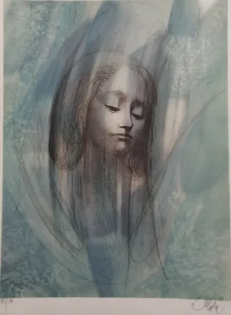 リトグラフ Valadie - Fortunata