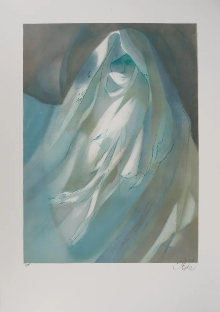 リトグラフ Valadie - Le fantôme