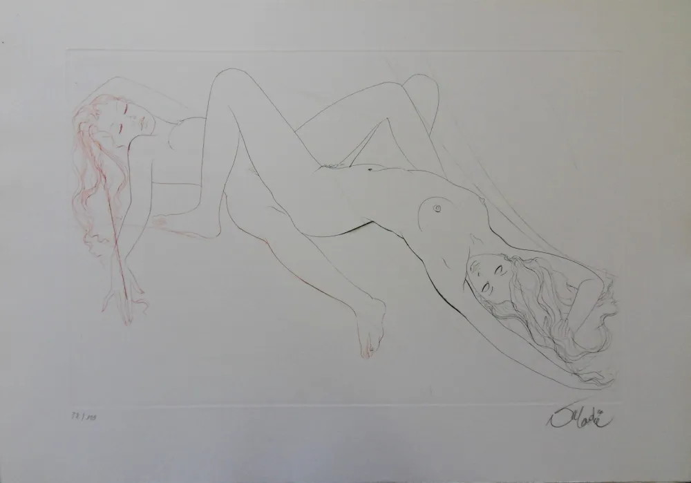 彫版 Valadie - Les amantes, plaisir partagé