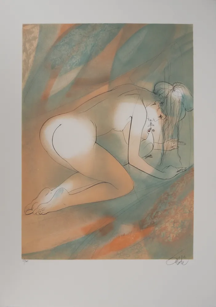 リトグラフ Valadie - Vénus Callipyge