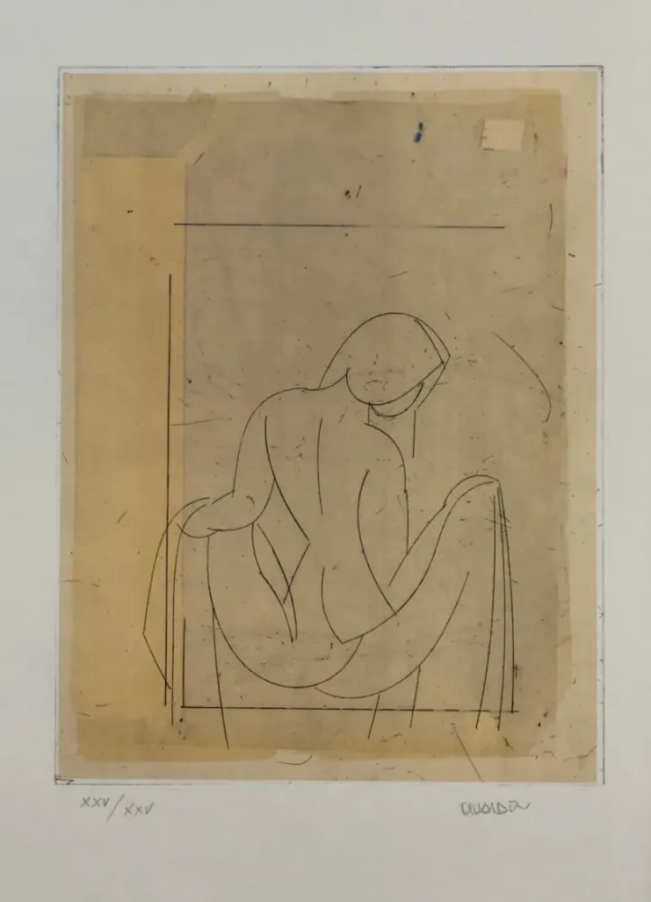 エッチング Valdés - Desnudo