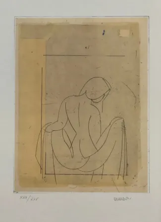 エッチング Valdés - Desnudo