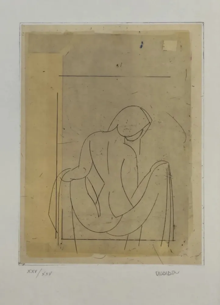 エッチング Valdés - Desnudo