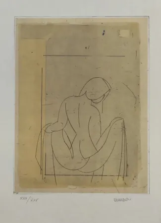 エッチング Valdés - Desnudo