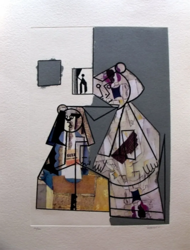 エッチングと　アクチアント Valdés - Manolo Valdés 