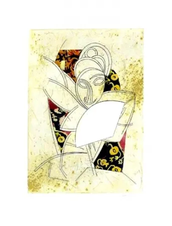 エッチングと　アクチアント Valdés - Manolo Valdés