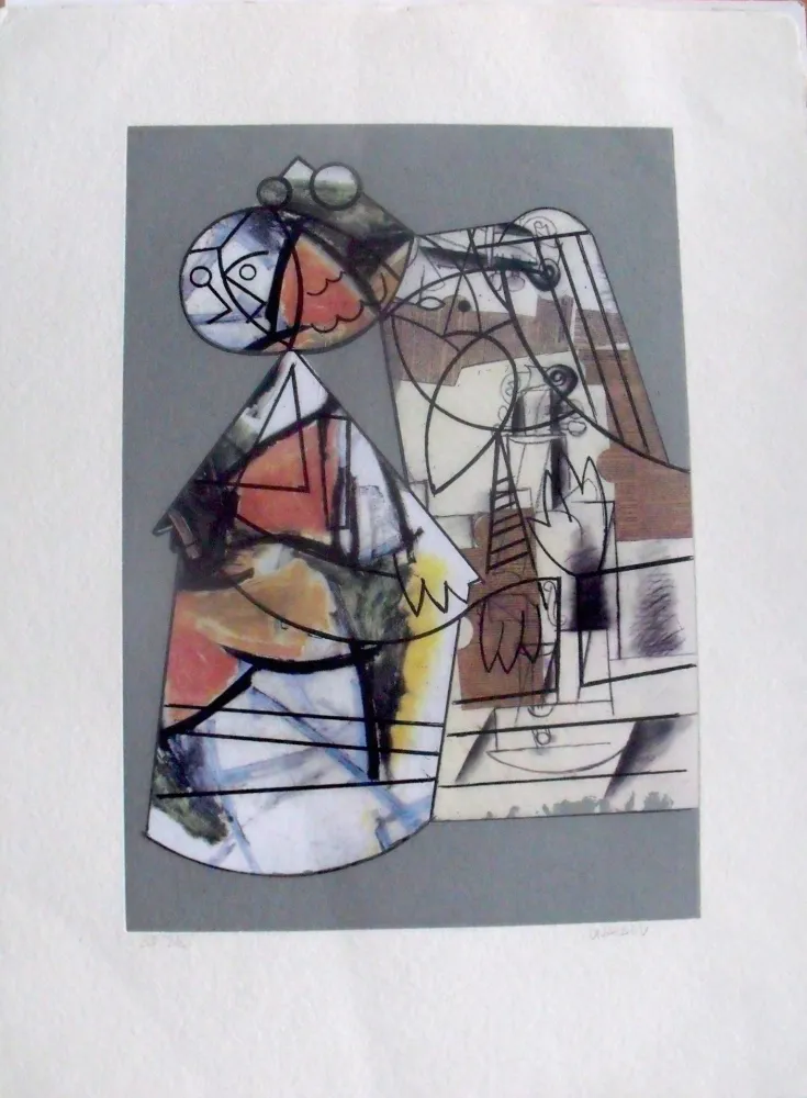 エッチングと　アクチアント Valdés - Manolo Valdés