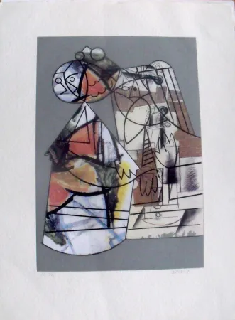 エッチングと　アクチアント Valdés - Manolo Valdés