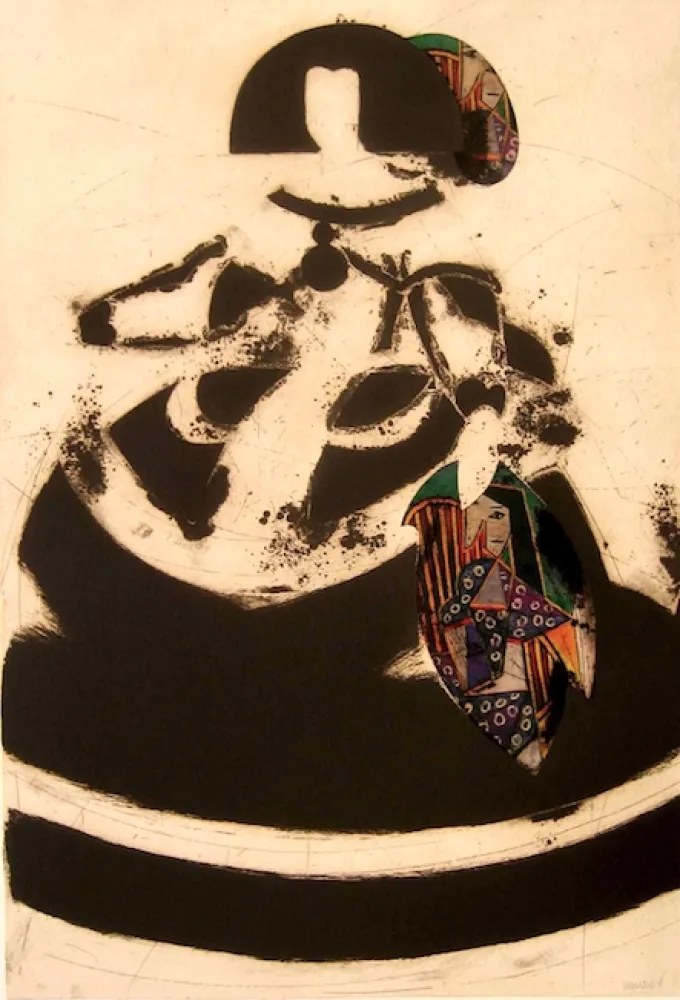 エッチングと　アクチアント Valdés - Reina Mariana