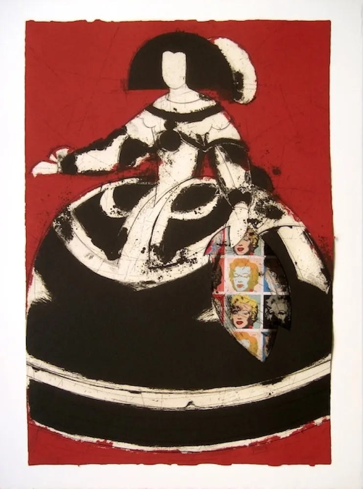 エッチングと　アクチアント Valdés - Reina Mariana