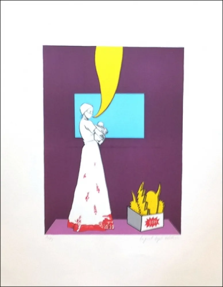 リトグラフ Valdivia - La Trêve