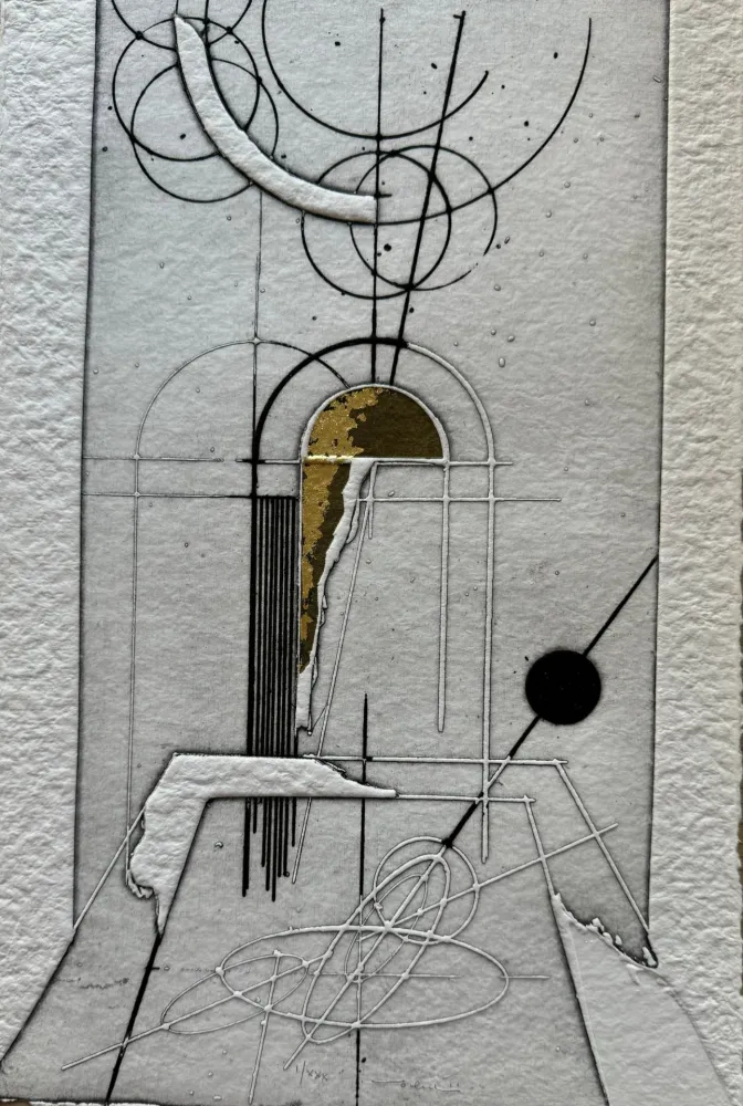 エッチング Valentini - Astro della sera