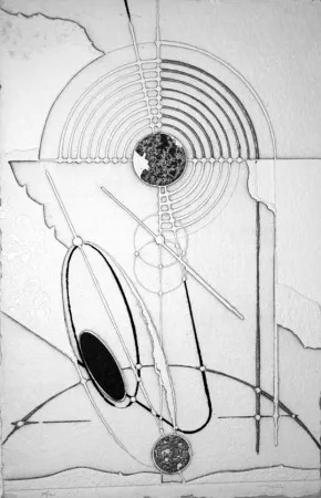 エッチング Valentini - Composizione 1