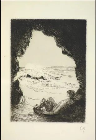 挿絵入り本 Valery - Le cimetière marin. Orné de sept eaux-fortes originales de l'auteur (Paul Valéry)