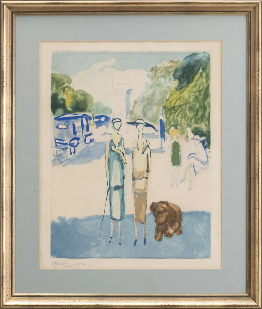 アクチアント Van Dongen - Avenue du Bois, 1928 