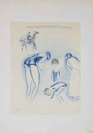 リトグラフ Van Dongen - Deauville, 1925 - Scarce!