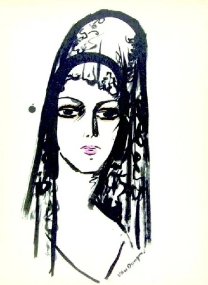 ステンシル Van Dongen - Espagnole