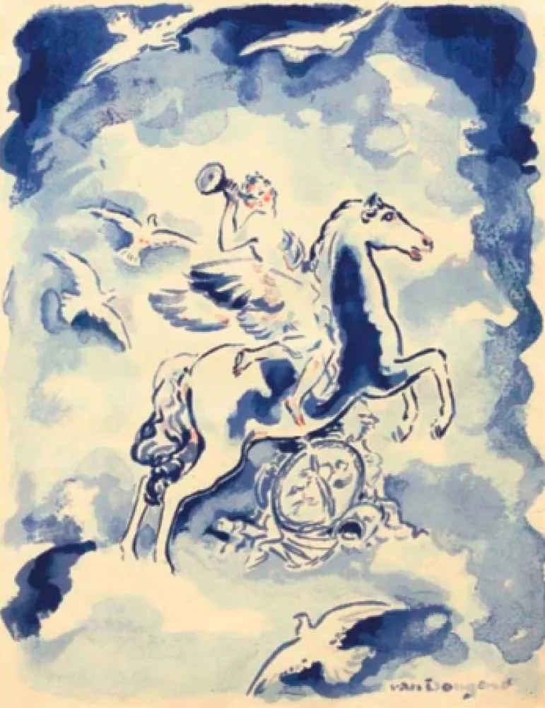 リトグラフ Van Dongen - Gloire a Paris