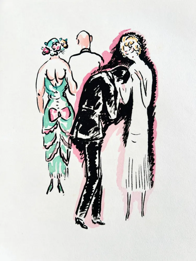 リトグラフ Van Dongen - La Garçonne