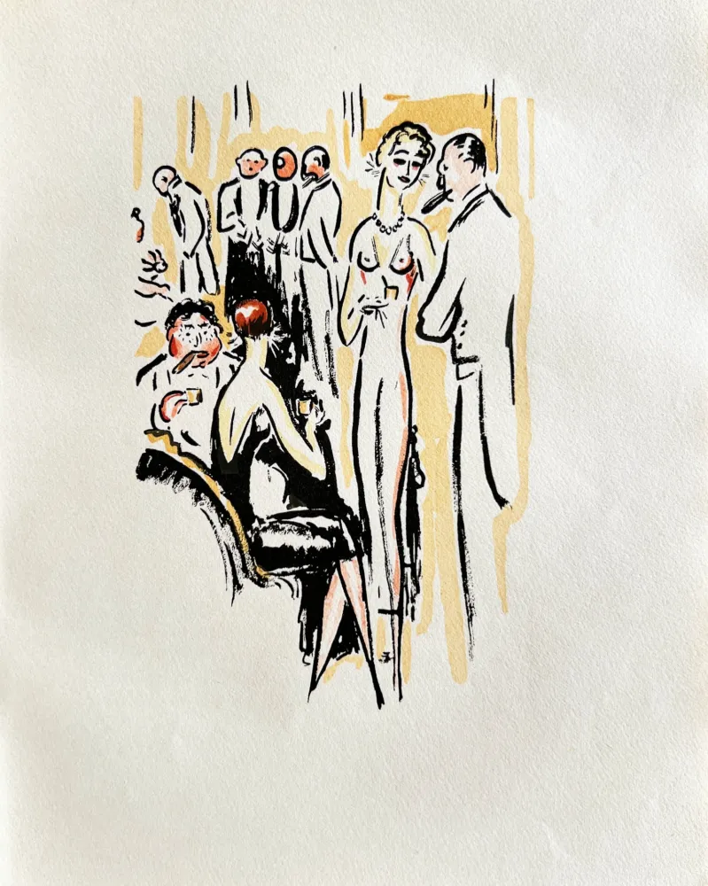 リトグラフ Van Dongen - La Garçonne