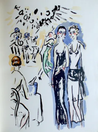 ステンシル Van Dongen - La Garconne, At the Party