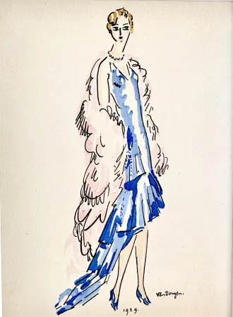 ステンシル Van Dongen - La Parisienne