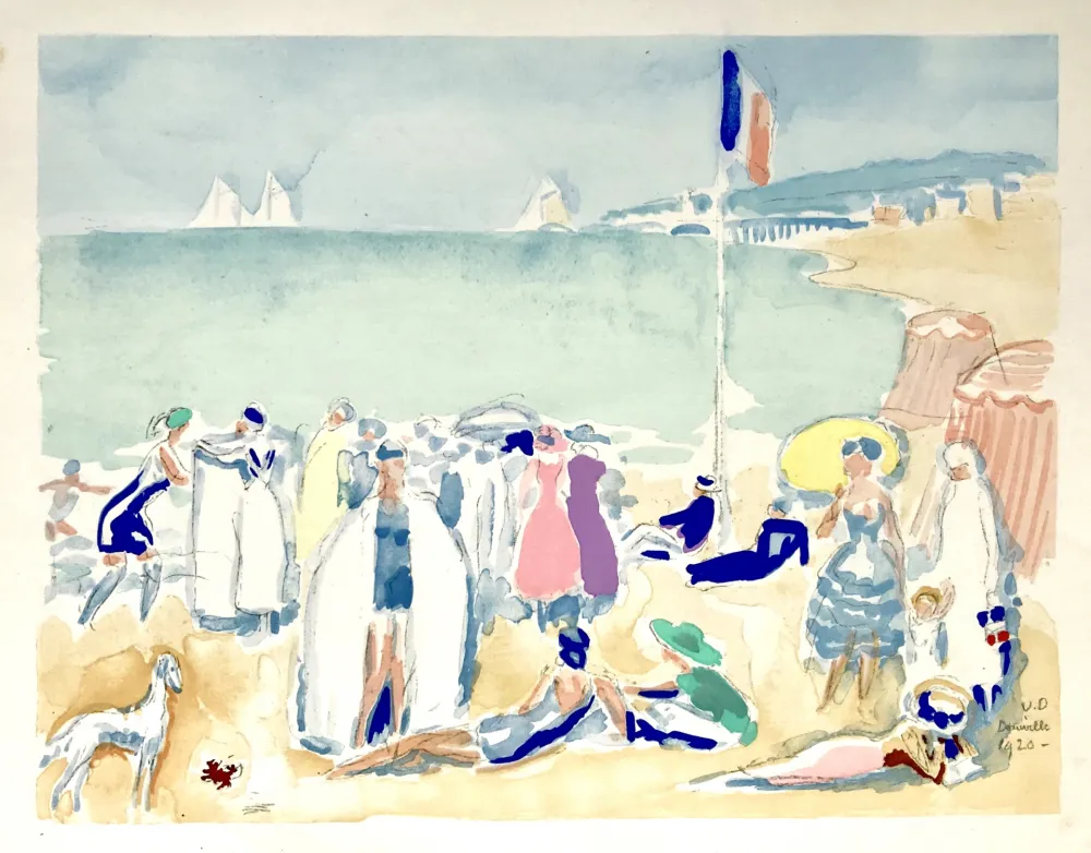 ステンシル Van Dongen - La Plage 1920