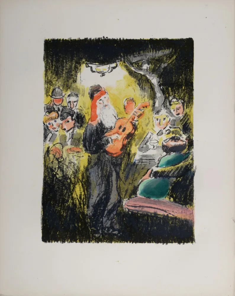 リトグラフ Van Dongen - La soirée au “Lapin Agile” lorsque Frédé chantait, 1949