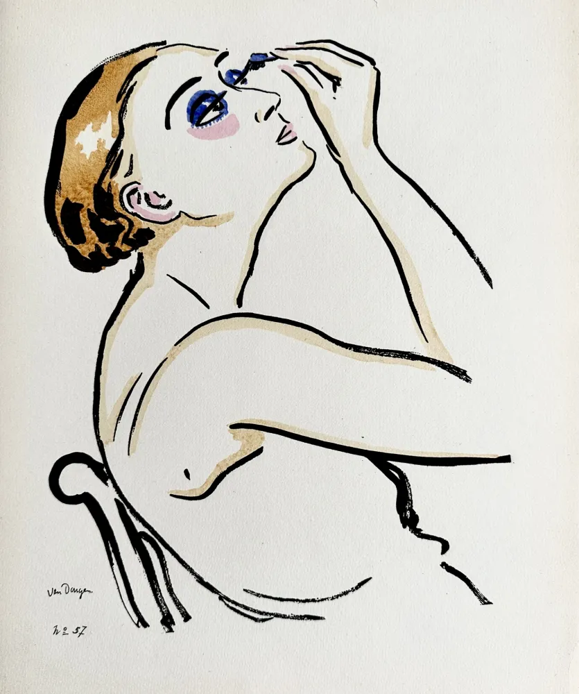 ステンシル Van Dongen - Le rimmel