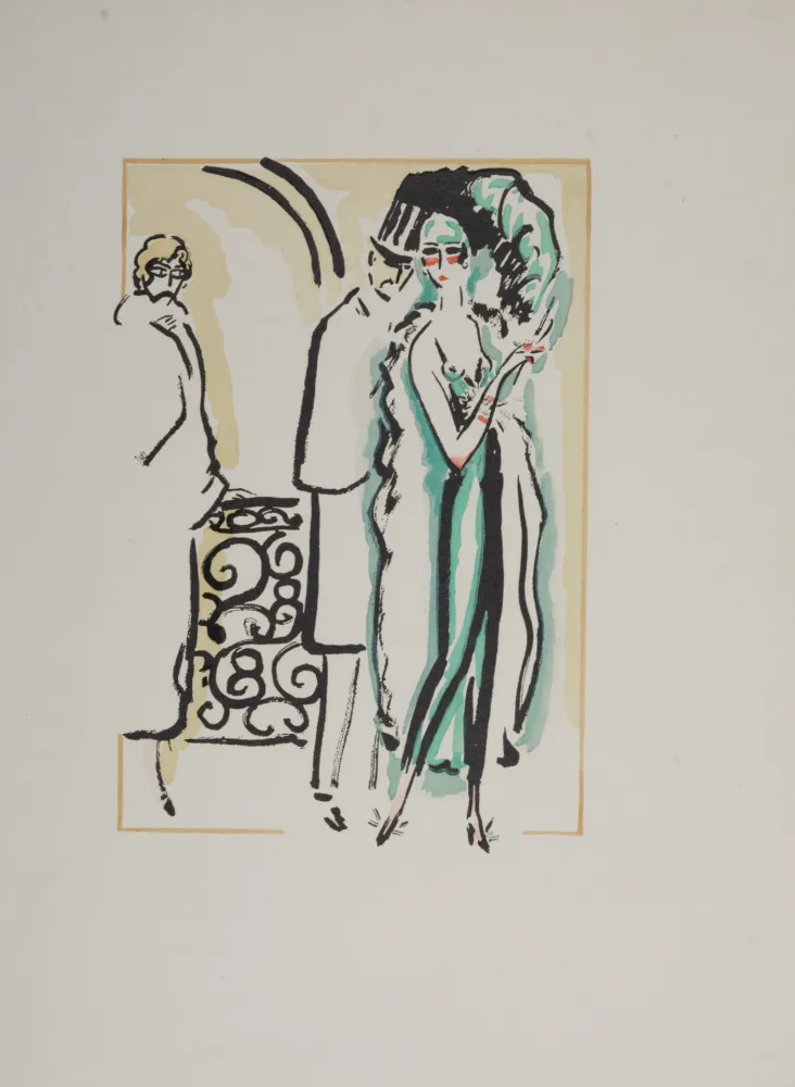 ステンシル Van Dongen - Leaving the Opera, 1925