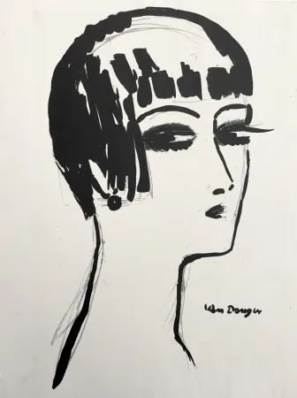 リトグラフ Van Dongen - Les Cheveux Courts 