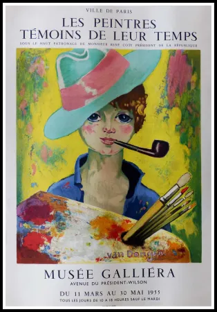 リトグラフ Van Dongen - LES PEINTRES TEMOINS DE LEUR TEMPS MUSEE GALLIERA