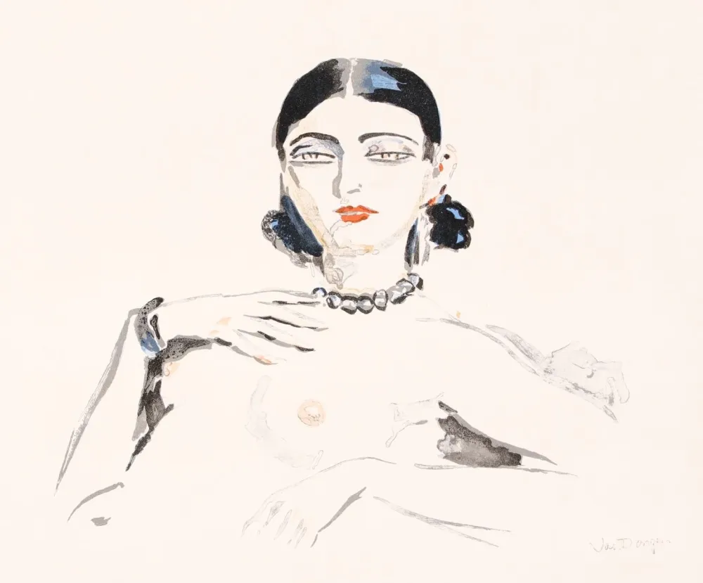 リトグラフ Van Dongen - Odalisque
