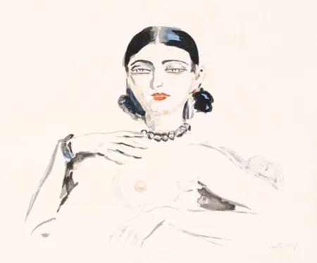 リトグラフ Van Dongen - Odalisque