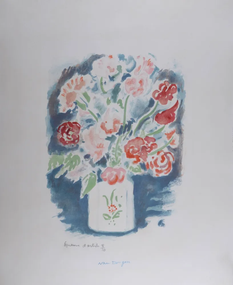 リトグラフ Van Dongen - Pois de Senteur