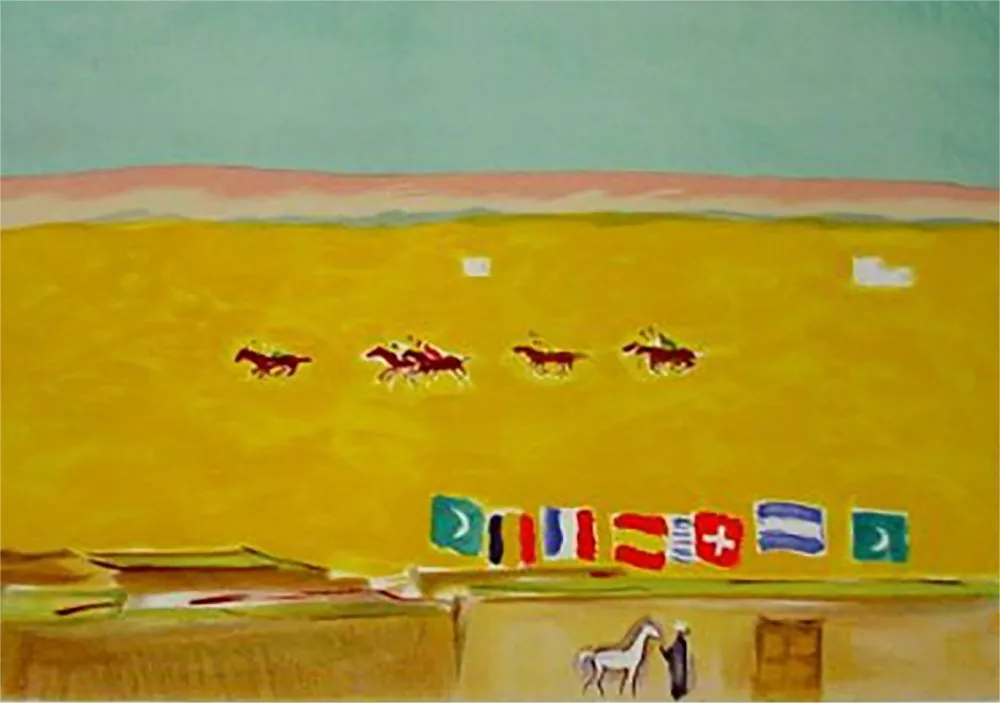 リトグラフ Van Dongen - Polo in Alexandria