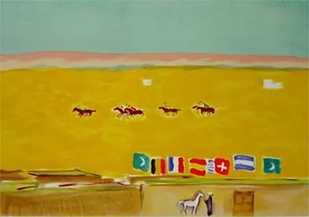 リトグラフ Van Dongen - Polo in Alexandria