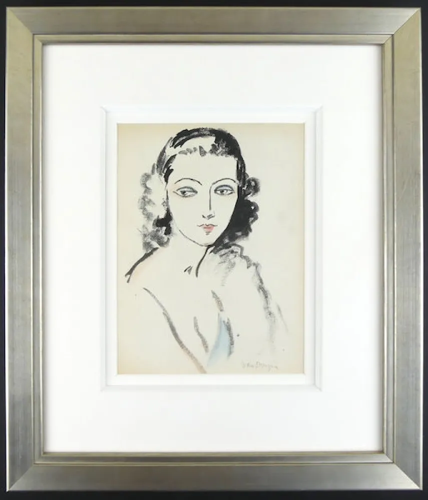 ステンシル Van Dongen - Portrat de Femme